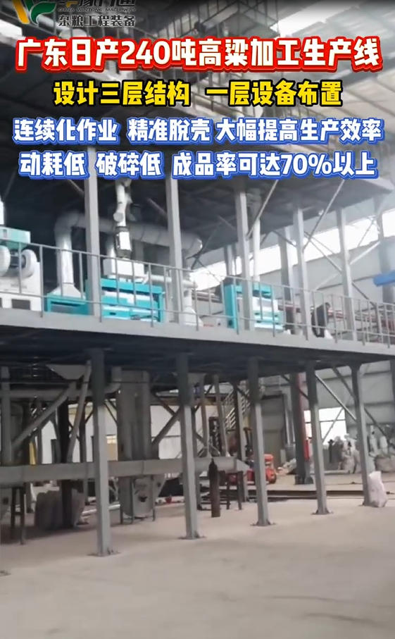 華豫萬通承建廣東日產(chǎn)240噸高糧加工生產(chǎn)線
